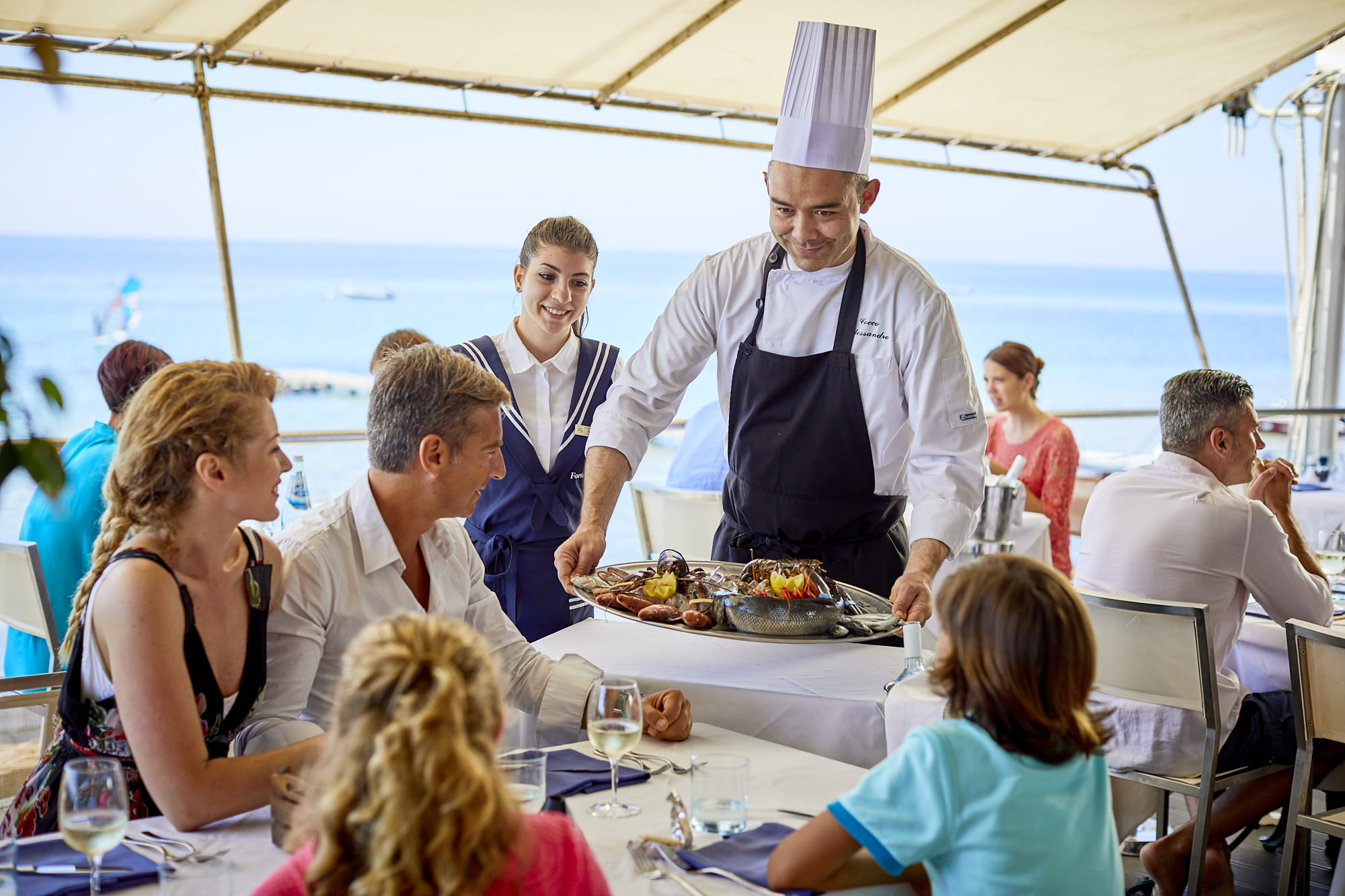 Dining at Forte Village