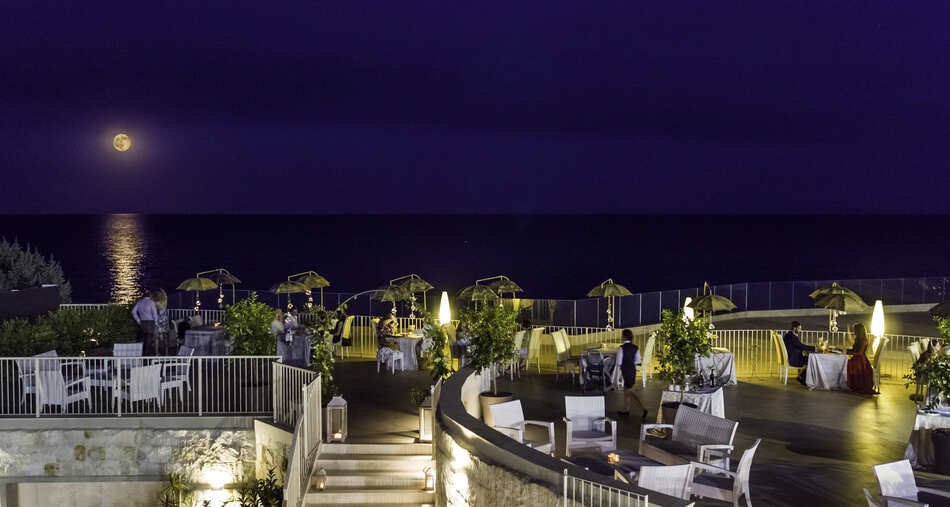 Forte Village terrace dinner