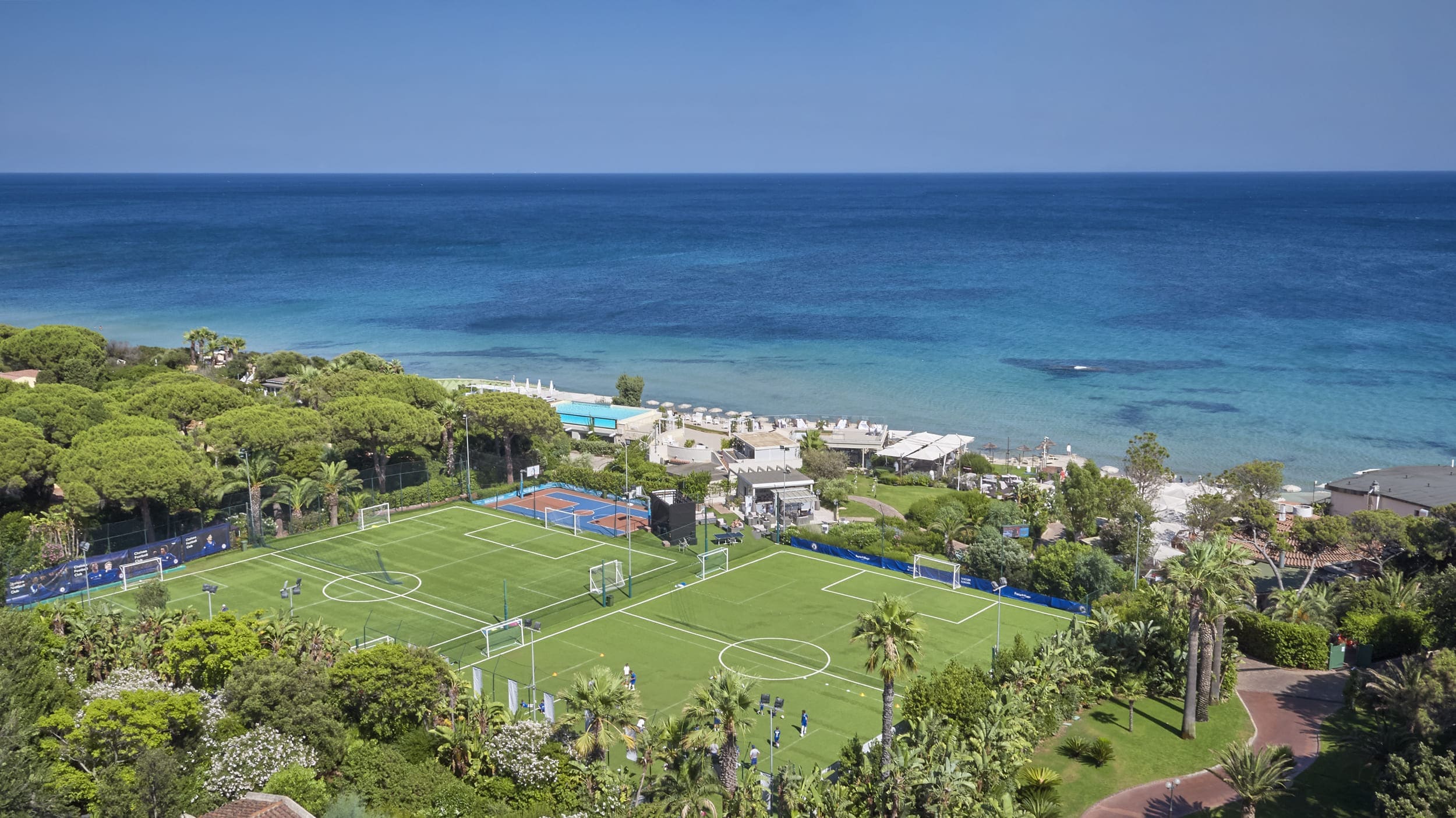 Football fields at Forte Village