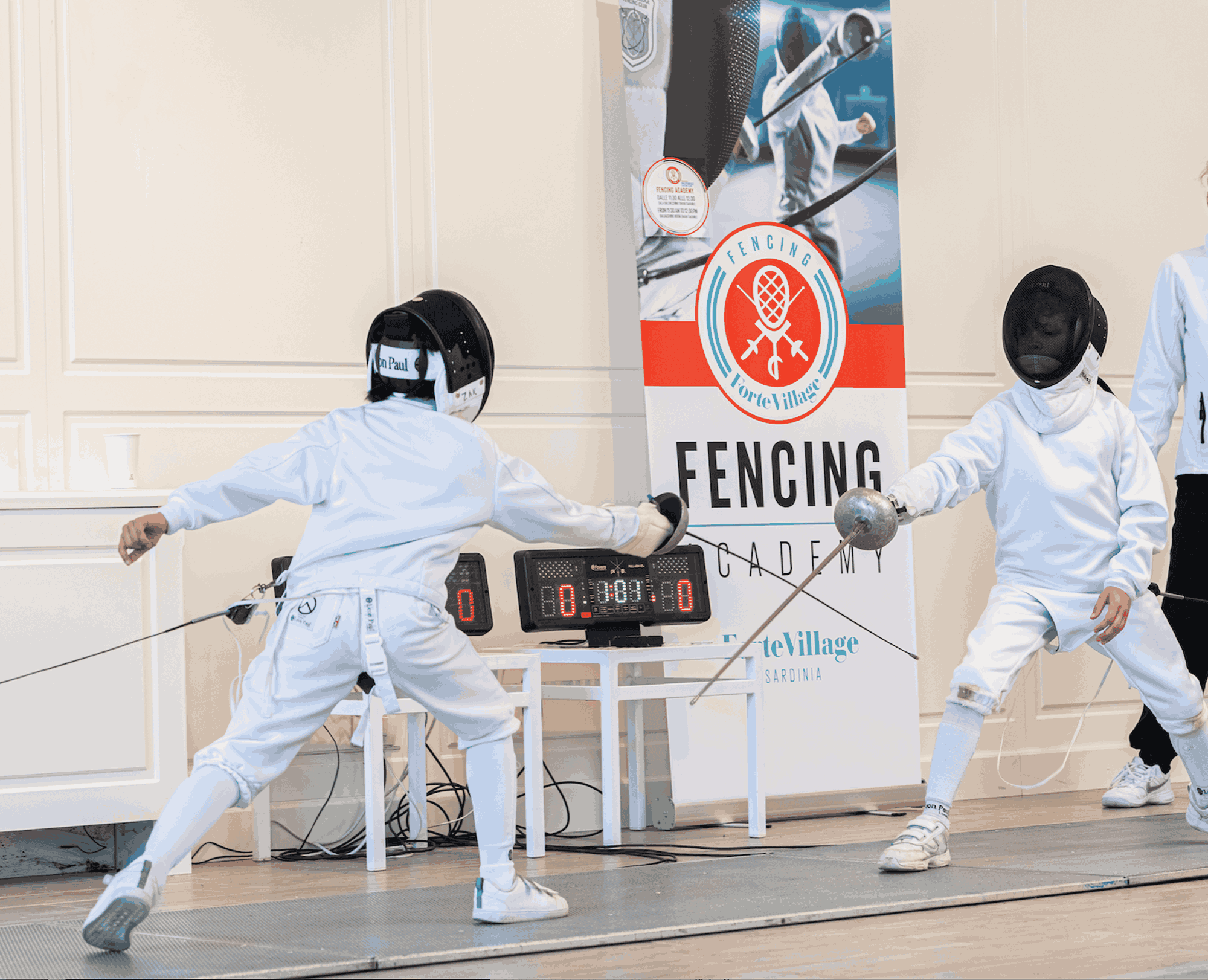 Fencing academy at Forte Village