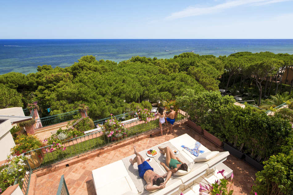 Terrace of the Suite Reale at Forte Village