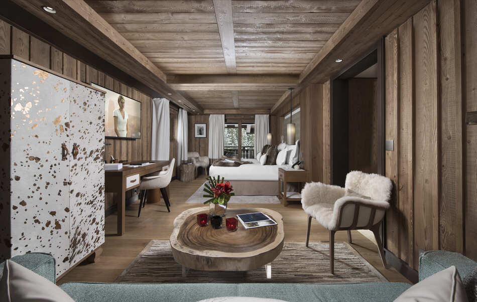 Fouquet's Courchevel junior suite interior