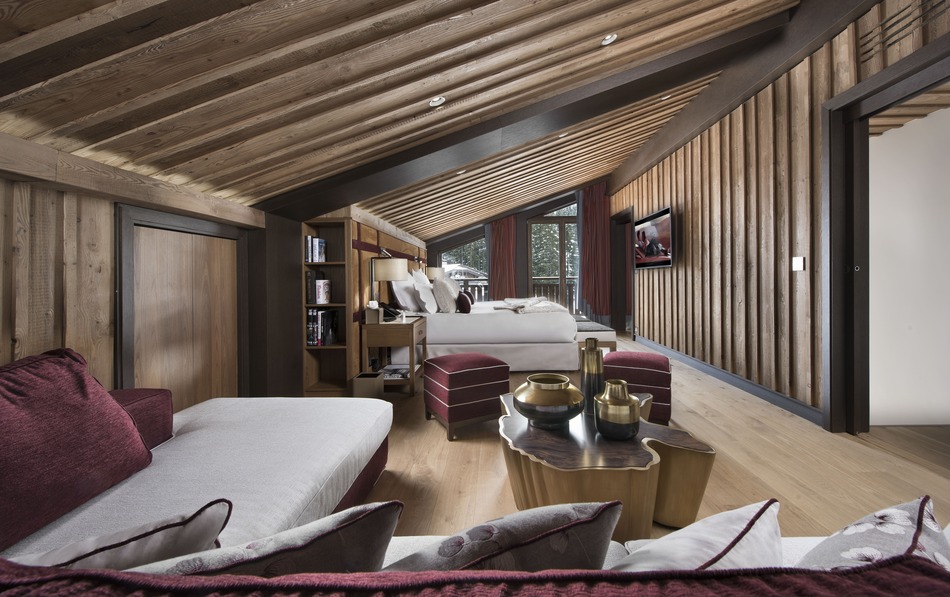 Fouquet's Courchevel penthouse living room