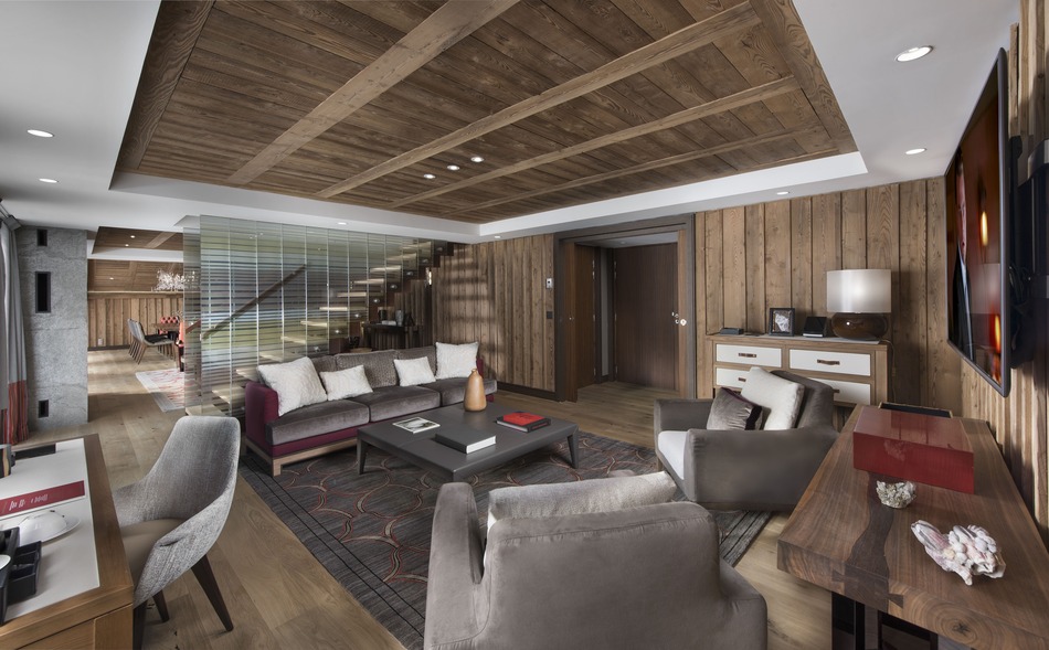 Fouquet's Courchevel penthouse bedroom