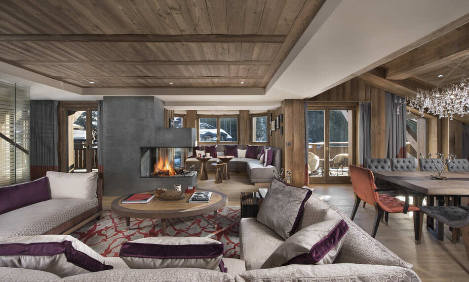 Fouquet's Courchevel penthouse interior