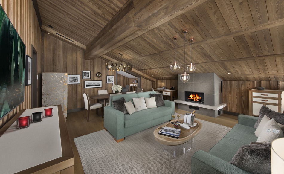 Fouquet's Courchevel prestige suite interior