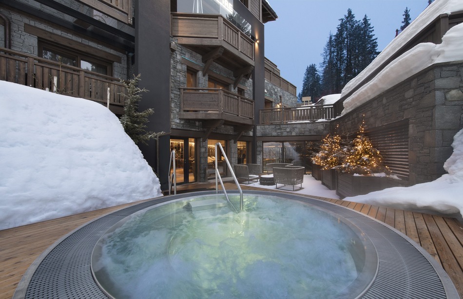 Fouquet's Courchevel spa lounge