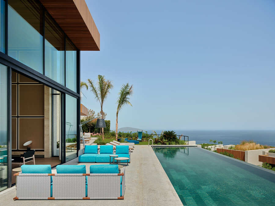Hill Villa terrace and sea view, Maxx Royal Bodrum