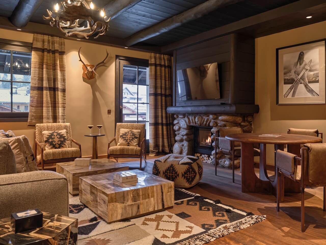 Lodge Park Megève suite interior