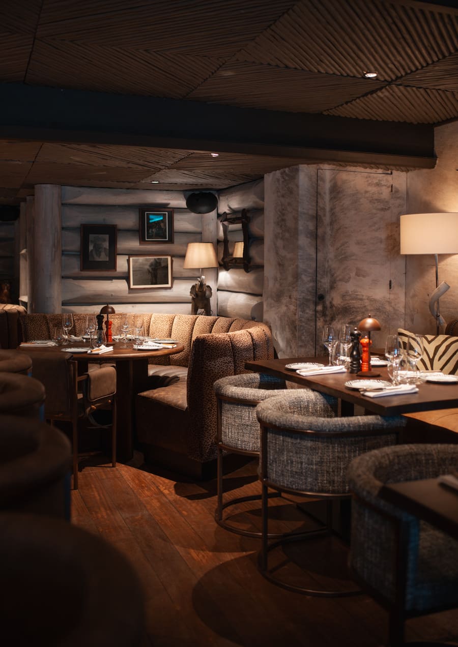 Lodge Park Megève dining experience