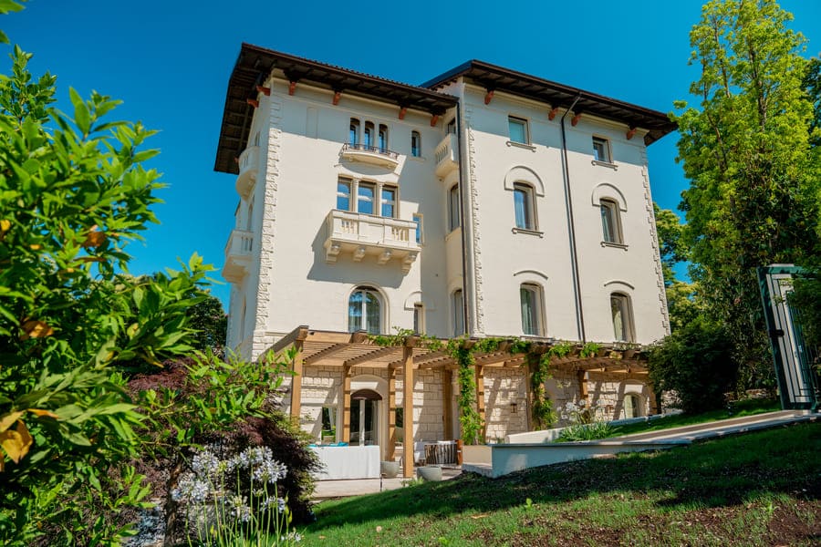 Villa Luisa exterior detail, Palazzo Fiuggi
