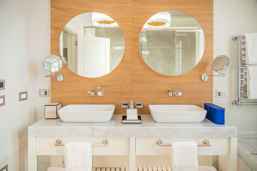 Villa Luisa bathroom, Palazzo Fiuggi